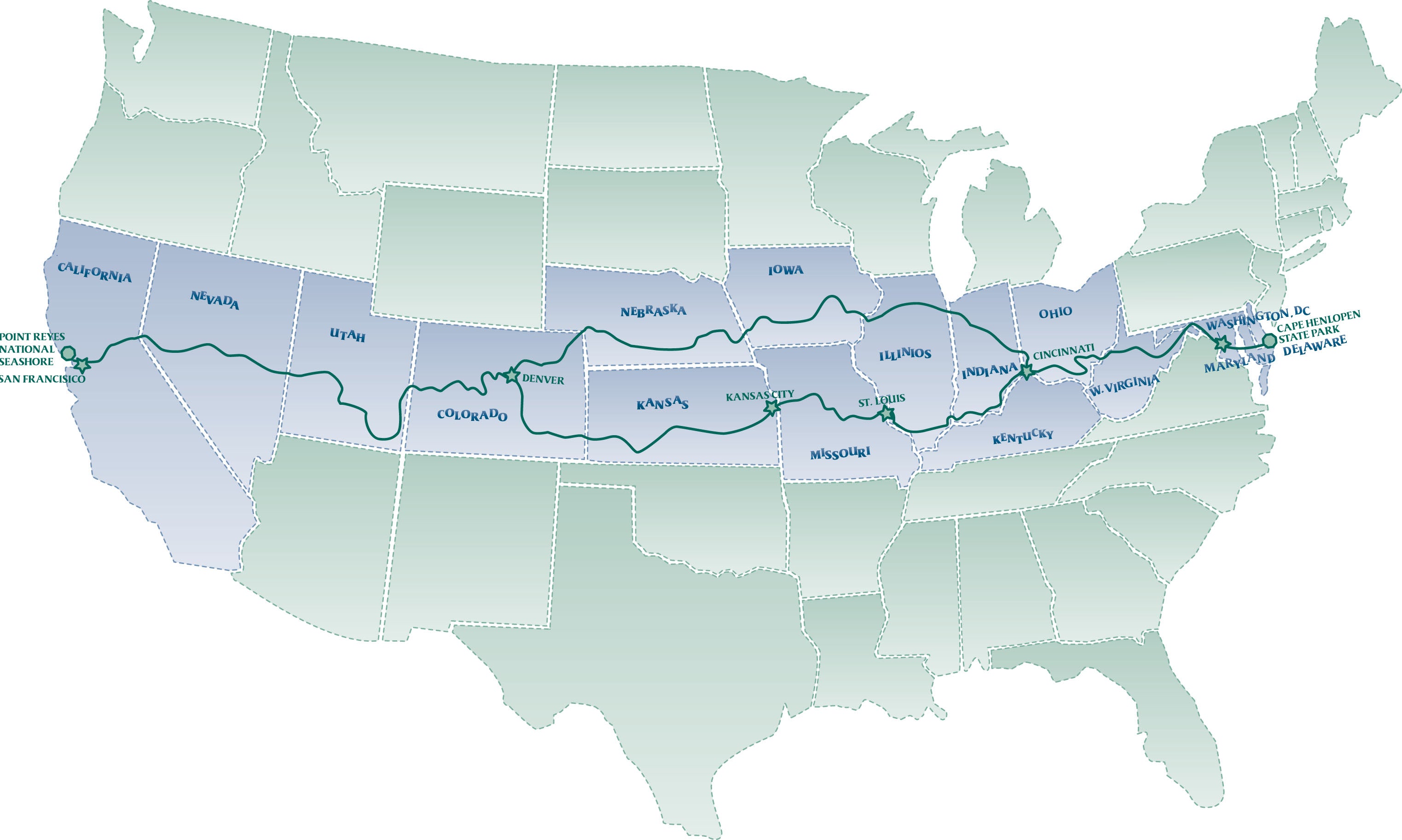 National or Regional TBT Data & GPX Files (download)